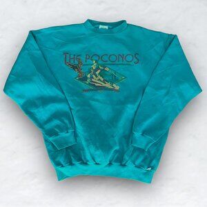 Discus Athletic The Poconos 90s 80s Vintage Crewneck Sweater